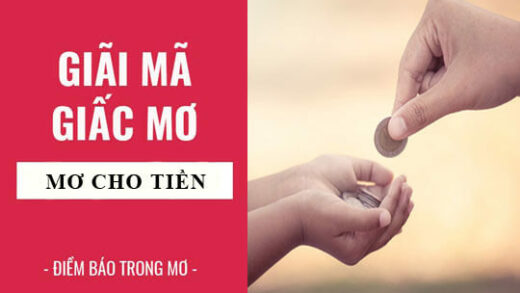 mơ thấy cho tiền